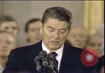 Image of President Ronald Reagan Washington DC USA, 1985, second 9 stock footage video 65675062619