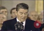 Image of President Ronald Reagan Washington DC USA, 1985, second 10 stock footage video 65675062619