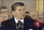 Image of President Ronald Reagan Washington DC USA, 1985, second 11 stock footage video 65675062619
