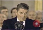 Image of President Ronald Reagan Washington DC USA, 1985, second 17 stock footage video 65675062619
