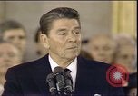Image of President Ronald Reagan Washington DC USA, 1985, second 18 stock footage video 65675062619