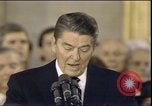 Image of President Ronald Reagan Washington DC USA, 1985, second 19 stock footage video 65675062619