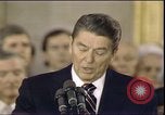 Image of President Ronald Reagan Washington DC USA, 1985, second 20 stock footage video 65675062619