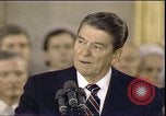 Image of President Ronald Reagan Washington DC USA, 1985, second 21 stock footage video 65675062619