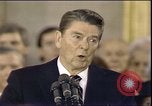 Image of President Ronald Reagan Washington DC USA, 1985, second 24 stock footage video 65675062619