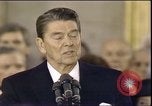 Image of President Ronald Reagan Washington DC USA, 1985, second 27 stock footage video 65675062619