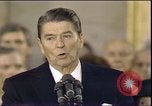 Image of President Ronald Reagan Washington DC USA, 1985, second 28 stock footage video 65675062619