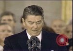 Image of President Ronald Reagan Washington DC USA, 1985, second 30 stock footage video 65675062619