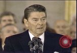 Image of President Ronald Reagan Washington DC USA, 1985, second 31 stock footage video 65675062619