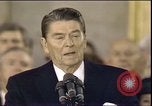 Image of President Ronald Reagan Washington DC USA, 1985, second 32 stock footage video 65675062619