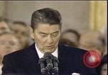 Image of President Ronald Reagan Washington DC USA, 1985, second 43 stock footage video 65675062619