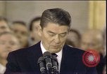 Image of President Ronald Reagan Washington DC USA, 1985, second 44 stock footage video 65675062619