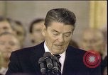 Image of President Ronald Reagan Washington DC USA, 1985, second 46 stock footage video 65675062619
