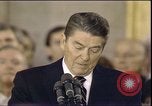 Image of President Ronald Reagan Washington DC USA, 1985, second 47 stock footage video 65675062619