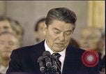 Image of President Ronald Reagan Washington DC USA, 1985, second 48 stock footage video 65675062619
