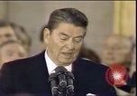 Image of President Ronald Reagan Washington DC USA, 1985, second 49 stock footage video 65675062619