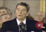 Image of President Ronald Reagan Washington DC USA, 1985, second 50 stock footage video 65675062619