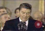 Image of President Ronald Reagan Washington DC USA, 1985, second 51 stock footage video 65675062619