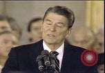 Image of President Ronald Reagan Washington DC USA, 1985, second 53 stock footage video 65675062619