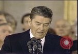 Image of President Ronald Reagan Washington DC USA, 1985, second 56 stock footage video 65675062619