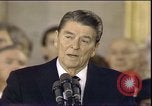 Image of President Ronald Reagan Washington DC USA, 1985, second 57 stock footage video 65675062619
