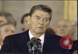 Image of President Ronald Reagan Washington DC USA, 1985, second 58 stock footage video 65675062619