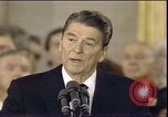 Image of President Ronald Reagan Washington DC USA, 1985, second 60 stock footage video 65675062619