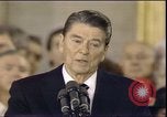 Image of President Ronald Reagan Washington DC USA, 1985, second 61 stock footage video 65675062619