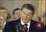 Image of President Ronald Reagan Washington DC USA, 1985, second 4 stock footage video 65675062620