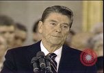 Image of President Ronald Reagan Washington DC USA, 1985, second 14 stock footage video 65675062620