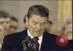 Image of President Ronald Reagan Washington DC USA, 1985, second 15 stock footage video 65675062620