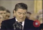 Image of President Ronald Reagan Washington DC USA, 1985, second 16 stock footage video 65675062620