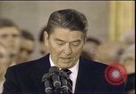 Image of President Ronald Reagan Washington DC USA, 1985, second 18 stock footage video 65675062620