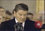 Image of President Ronald Reagan Washington DC USA, 1985, second 22 stock footage video 65675062620