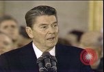 Image of President Ronald Reagan Washington DC USA, 1985, second 23 stock footage video 65675062620
