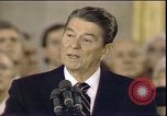 Image of President Ronald Reagan Washington DC USA, 1985, second 26 stock footage video 65675062620
