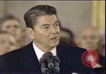 Image of President Ronald Reagan Washington DC USA, 1985, second 37 stock footage video 65675062620