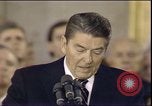 Image of President Ronald Reagan Washington DC USA, 1985, second 39 stock footage video 65675062620