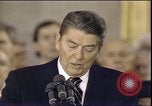 Image of President Ronald Reagan Washington DC USA, 1985, second 40 stock footage video 65675062620