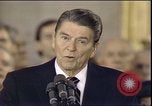 Image of President Ronald Reagan Washington DC USA, 1985, second 42 stock footage video 65675062620