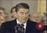 Image of President Ronald Reagan Washington DC USA, 1985, second 44 stock footage video 65675062620