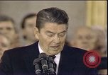 Image of President Ronald Reagan Washington DC USA, 1985, second 51 stock footage video 65675062620