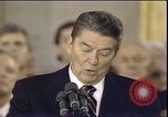 Image of President Ronald Reagan Washington DC USA, 1985, second 58 stock footage video 65675062620