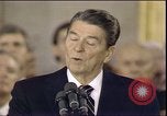 Image of President Ronald Reagan Washington DC USA, 1985, second 59 stock footage video 65675062620