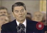 Image of President Ronald Reagan Washington DC USA, 1985, second 62 stock footage video 65675062620