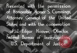 Immagine di John Edgar Hoover Washington DC USA, 1936, secondo 41 filmato di repertorio 65675062627