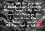 Immagine di John Edgar Hoover Washington DC USA, 1936, secondo 42 filmato di repertorio 65675062627