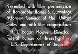 Immagine di John Edgar Hoover Washington DC USA, 1936, secondo 49 filmato di repertorio 65675062627