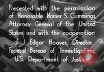 Immagine di John Edgar Hoover Washington DC USA, 1936, secondo 50 filmato di repertorio 65675062627