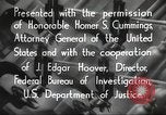 Immagine di John Edgar Hoover Washington DC USA, 1936, secondo 52 filmato di repertorio 65675062627